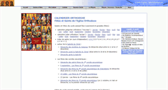 Desktop Screenshot of calendrier.egliseorthodoxe.com